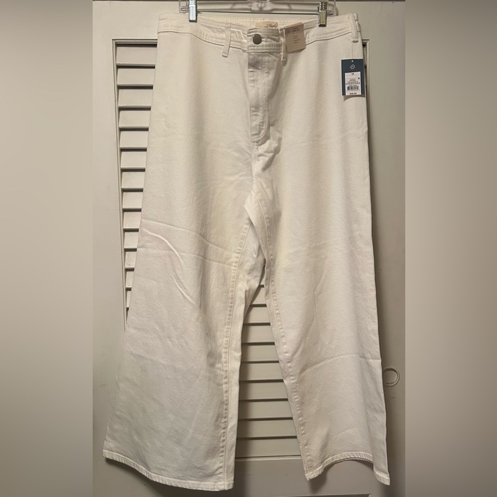 Universal Thread White Wide Leg Jeans Size 16 | High Rise Sailor Style | NWT | S